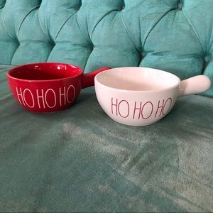 Rae Dunn ho ho ho soup bowls